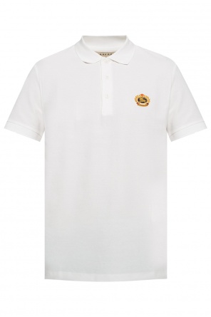 Logo-embroidered polo shirt, zdjęcie 1 Logo-embroidered polo shirt od Burberry